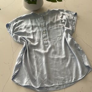 Women’s Oversized Tunic Silk Blouse from Banana Republic